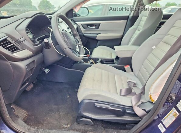 7FARW5H3XHE006682 2017 HONDA CR-V Black Front interior view