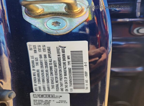 7FARW5H3XHE006682 2017 HONDA CR-V Black Engine compartment view