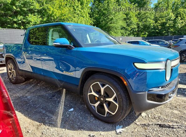 7FCTGAAA6NN014186 2022 RIVIAN R1T Blue Առջևի աջ