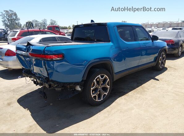 7FCTGAAAXNN006415 2022 RIVIAN R1T Blue უკანა მარჯვენა