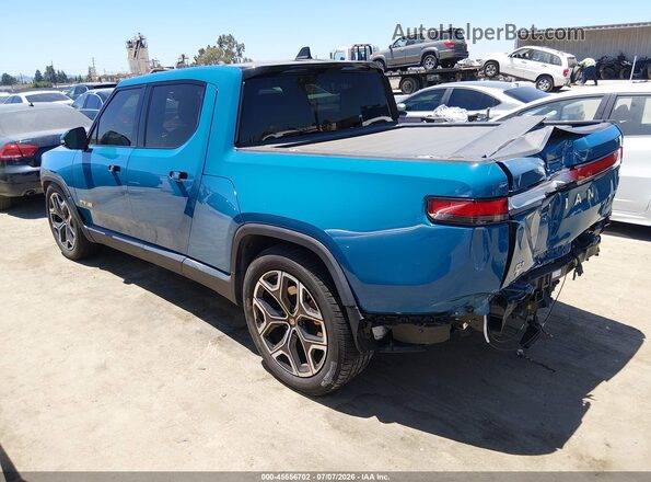7FCTGAAAXNN006415 2022 RIVIAN R1T Blue უკანა მარცხენა