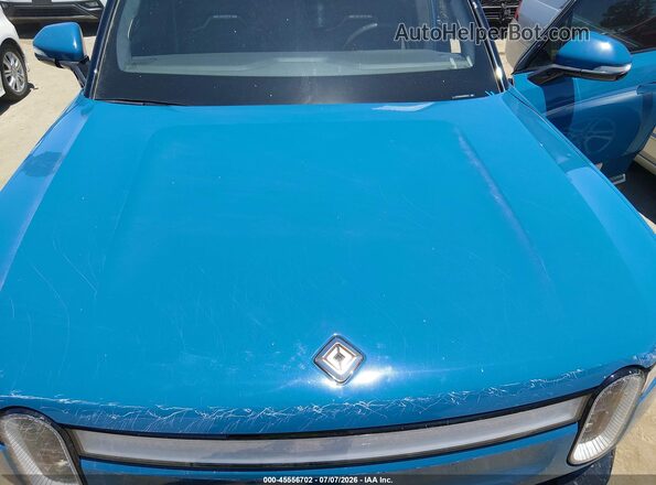 7FCTGAAAXNN006415 2022 RIVIAN R1T Blue უკანა ხედი