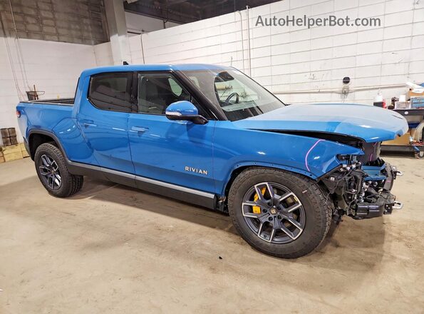 7FCTGAAL9NN003619 2022 RIVIAN R1T Синий Передняя правая четверть