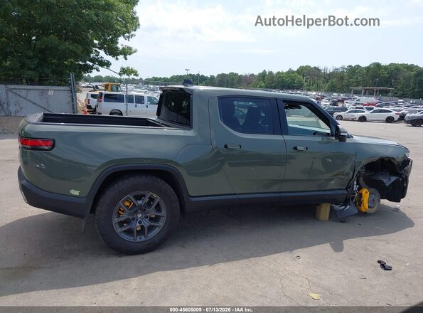 7FCTGAAL9NN005547 2022 RIVIAN R1T Green უკანა სალონის ხედი
