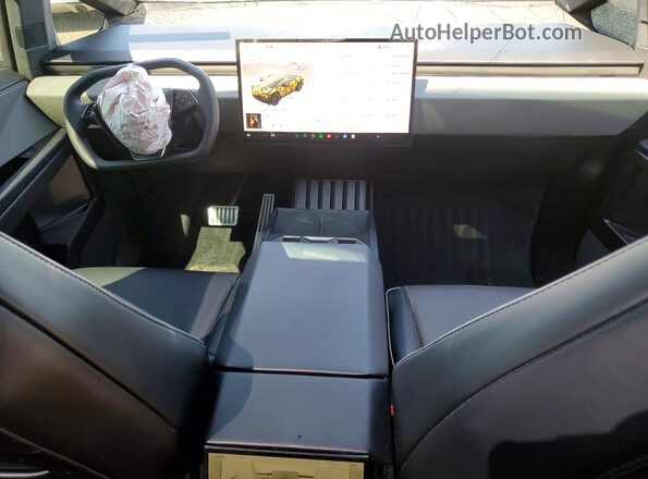 7G2CEHED0RA027622 2024 TESLA CYBERTRUCK Black Вид панелі приладів