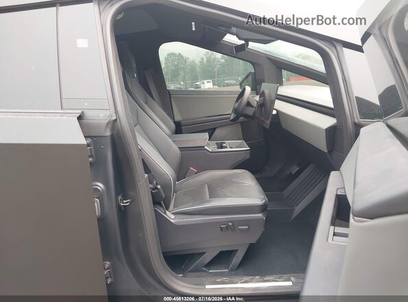 7G2CEHED0SA066782 2025 TESLA CYBERTRUCK Black Widok wnętrza z przodu