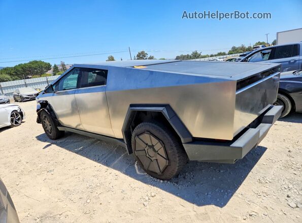 7G2CEHED1RA022557 2024 TESLA CYBERTRUCK Silver Rear left