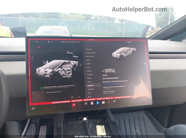 7G2CEHED1TA089795 2026 TESLA CYBERTRUCK Silver 