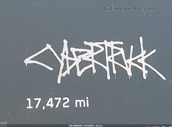 7G2CEHED2SA071112 2025 TESLA CYBERTRUCK Серый Вид задних сидений
