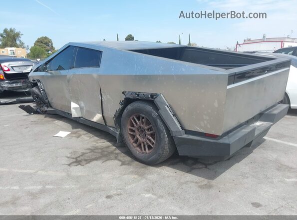 7G2CEHED3SA073449 2025 TESLA CYBERTRUCK Gray უკანა მარცხენა