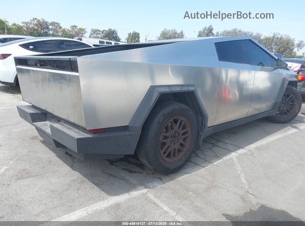 7G2CEHED3SA073449 2025 TESLA CYBERTRUCK Gray უკანა მარჯვენა