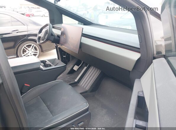 7G2CEHED6TA093597 2026 TESLA CYBERTRUCK Black Widok wnętrza z przodu