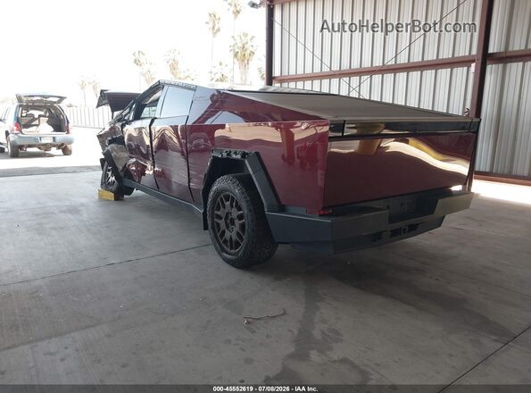7G2CEHED8RA000054 2024 TESLA CYBERTRUCK Burgundy Հետևի ձախ