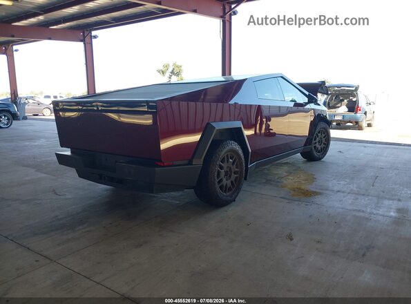 7G2CEHED8RA000054 2024 TESLA CYBERTRUCK Burgundy Հետևի աջ
