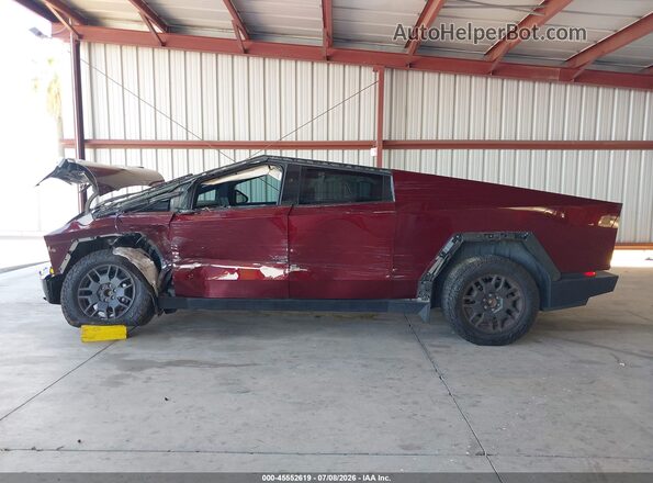 7G2CEHED8RA000054 2024 TESLA CYBERTRUCK Burgundy Սալոնի 360 աստիճան տեսք