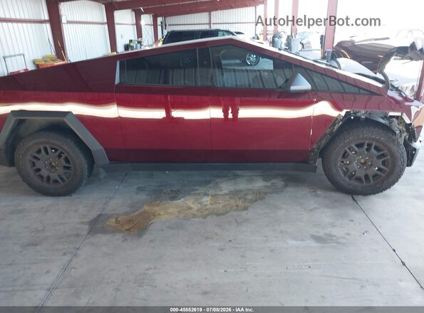 7G2CEHED8RA000054 2024 TESLA CYBERTRUCK Burgundy Սալոնի հետևի տեսք
