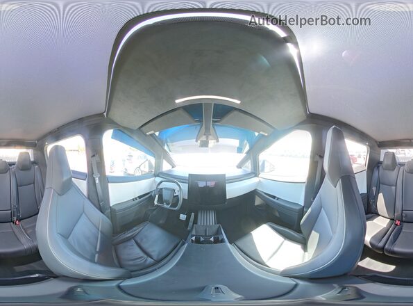 7G2CEHED8RA012737 2024 TESLA CYBERTRUCK White Widok wnętrza 360 stopni