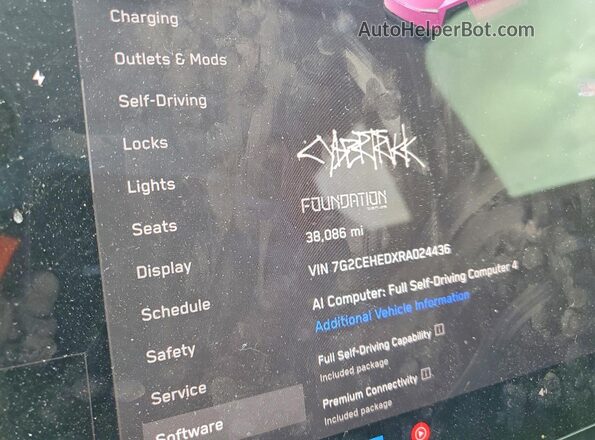 7G2CEHEDXRA024436 2024 TESLA CYBERTRUCK Черный Вид щитка приборов