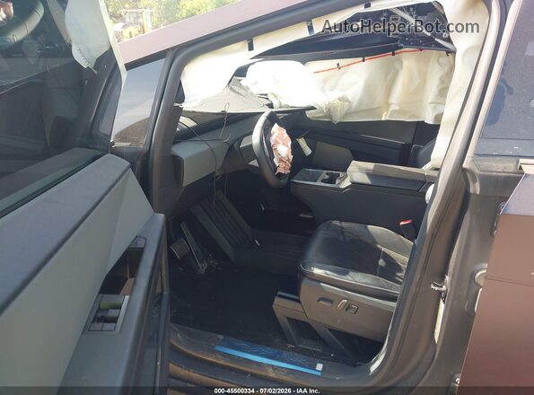 7G2CEHEE0RA054411 2024 TESLA CYBERTRUCK Коричневый Вид салона спереди