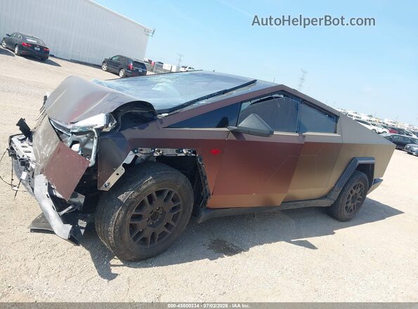 7G2CEHEE0RA054411 2024 TESLA CYBERTRUCK Коричневый Вид щитка приборов