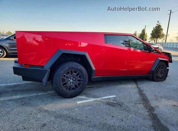 7G2CEHEE2SA071779 2025 TESLA CYBERTRUCK Red Tył prawy