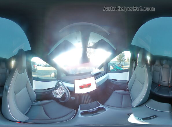 7G2CEHEE2SA071779 2025 TESLA CYBERTRUCK Red Widok wnętrza 360 stopni