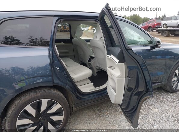 7JDEV3VL7SG016340 2025 VOLVO EX90 Blue VIN კოდის სტიკერის ხედი