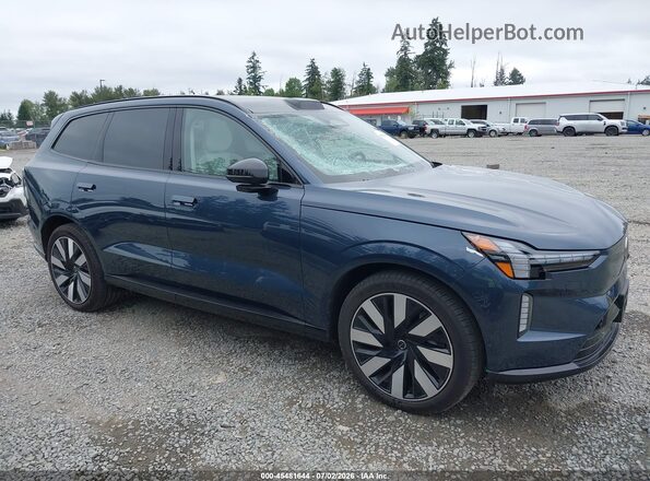 7JDEV3VL7SG016340 2025 VOLVO EX90 Blue უკანა სალონის ხედი
