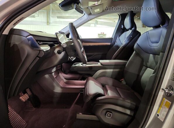 7JDEV3VL7SG017097 2025 VOLVO EX90 Gray Widok wnętrza z przodu