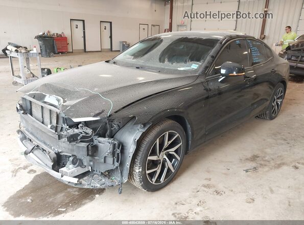 7JR102FK0LG047423 2020 VOLVO S60 Black Առջևի ձախ երեք քառորդ տեսարան