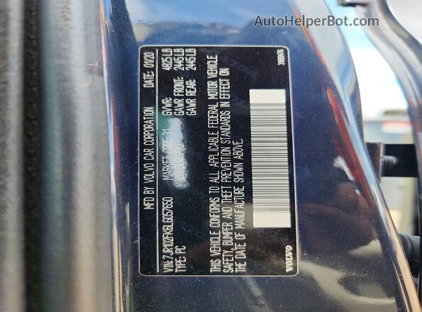 7JR102FK6LG057650 2020 VOLVO S60 Blue Widok komory silnika