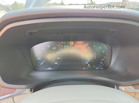 7JR102FK9LG064379 2020 VOLVO S60 Серый Вид щитка приборов