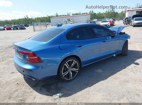 7JR102FM2MG091166 2021 VOLVO S60 Blue Trasero derecho