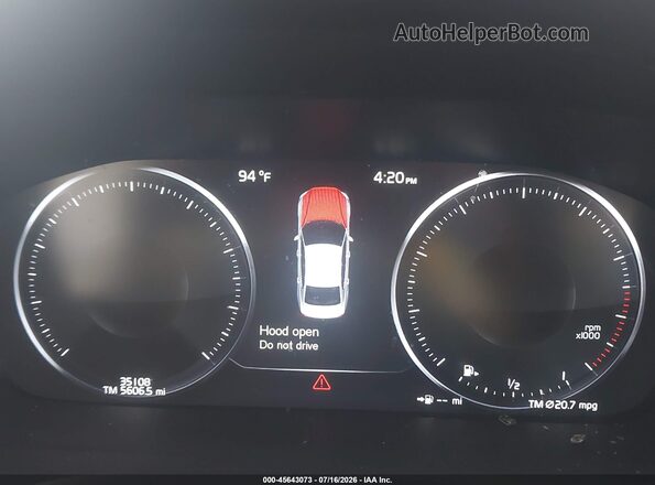 7JR102FZ0MG123379 2021 VOLVO S60 Черный Панорамный вид салона 360°