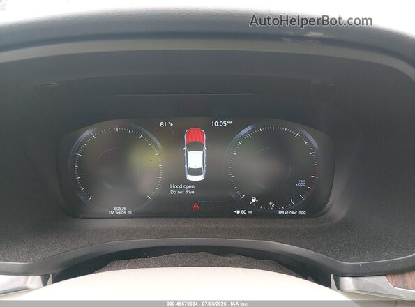 7JRA22TK0MG080406 2021 VOLVO S60 Beige Вид задніх сидінь