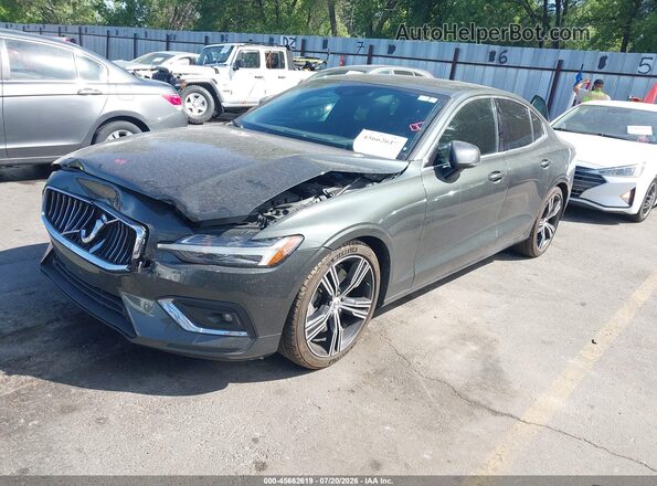7JRA22TL2LG036852 2020 VOLVO S60 Gray წინა მარცხენა ხედი სამი მეოთხედიდან
