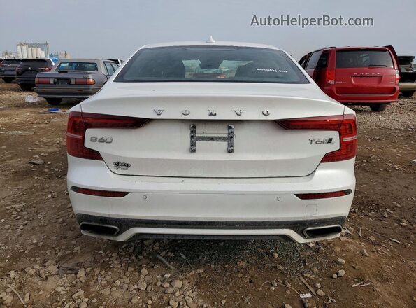 7JRA22TM7KG014501 2019 VOLVO S60 White Widok z tyłu