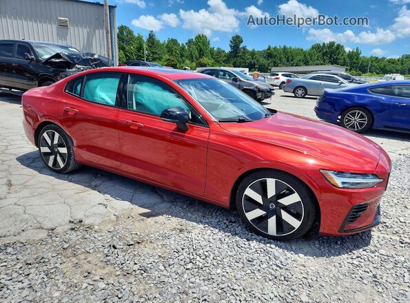 7JRH60FM7RG284695 2024 VOLVO S60 Red Передня права чверть