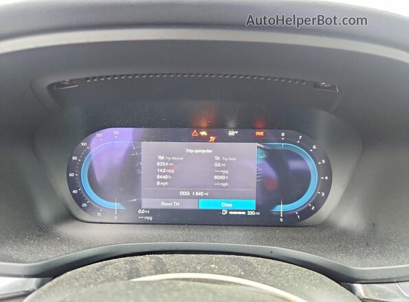 7JRL12FK0RG312050 2024 VOLVO S60 Blue Vista del cuadro de instrumentos