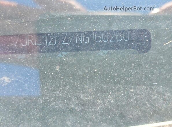 7JRL12FZ7NG160260 2022 VOLVO S60 Black Widok naklejki z numerem VIN