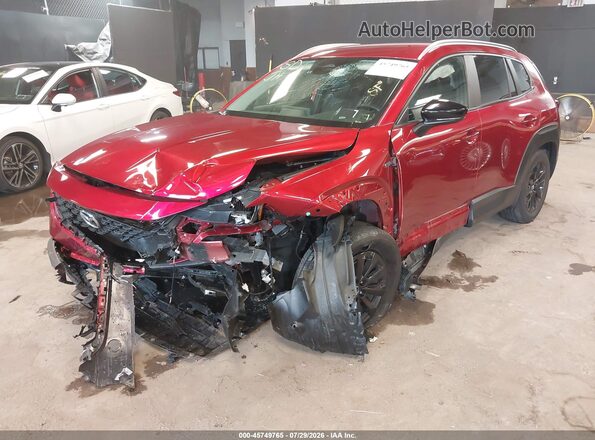 7MMVAABW1SN125234 2025 MAZDA CX-50 HYBRID Red წინა მარცხენა ხედი სამი მეოთხედიდან