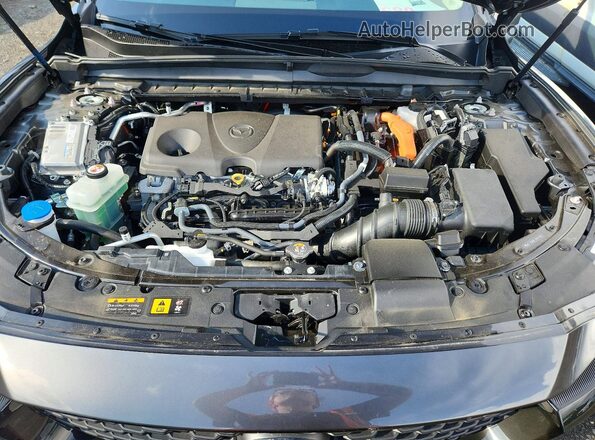 7MMVAABW5SN136396 2025 MAZDA CX-5 Gray Vista de la etiqueta del VIN