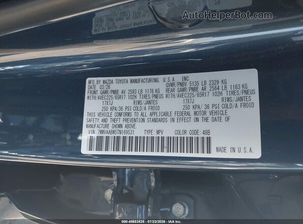 7MMVAABW5TN169531 2026 MAZDA CX-50 HYBRID Dark Blue ძრავის განყოფილების ხედი
