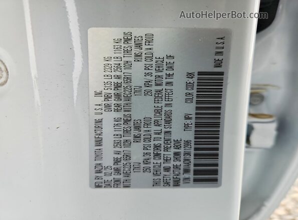 7MMVAADW1SN112996 2025 MAZDA CX-5 White Widok naklejki z numerem VIN