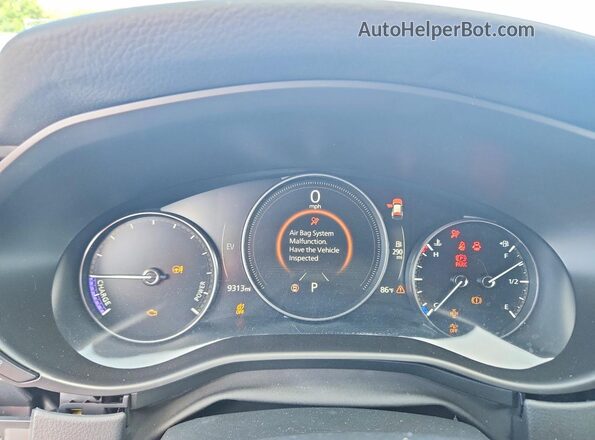7MMVAADW5SN135293 2025 MAZDA CX-5 White Vista del cuadro de instrumentos