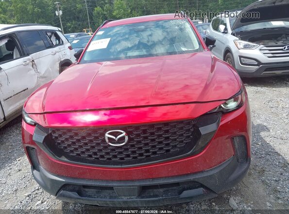 7MMVAADWXSN110521 2025 MAZDA CX-50 HYBRID Red Widok zestawu wskaźników
