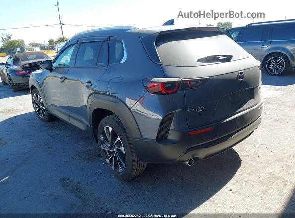 7MMVAAEW1SN116402 2025 MAZDA CX-50 HYBRID Gray Trasero izquierdo