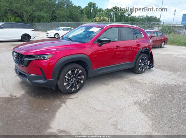 7MMVAAEW2TN143836 2026 MAZDA CX-50 HYBRID Red Առջևի ձախ երեք քառորդ տեսարան