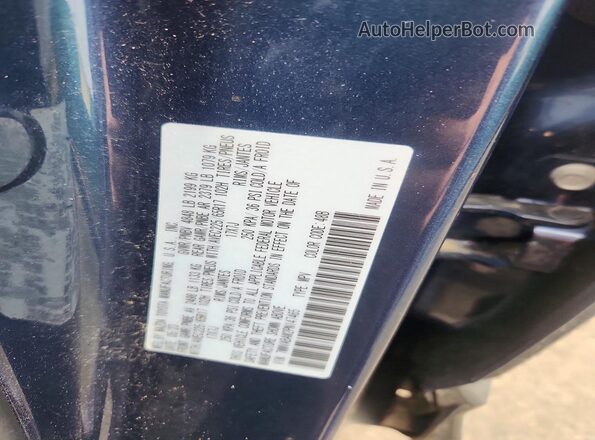7MMVABAM2PN147465 2023 MAZDA CX-5 Blue VIN կոդի պիտակի տեսք