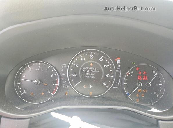 7MMVABAM6SN378118 2025 MAZDA CX-5 Серый Вид щитка приборов